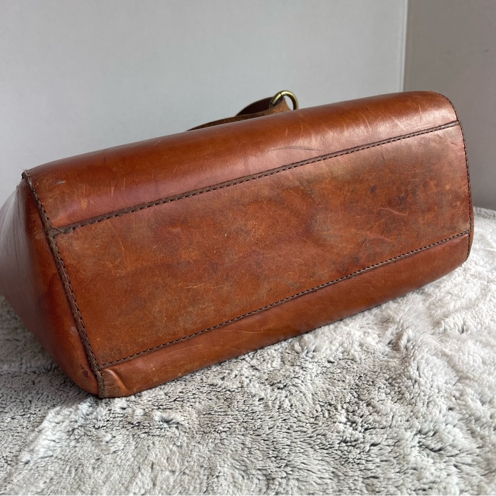 Lucky Brand Dylan Leather Tote in Tobacco - Picture 16 of 17